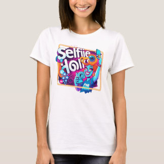 Selfieholic – Fun & Trendy Selfie Lover Design T-Shirt
