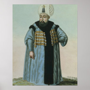 Selim II (1524-74) called 'Sari', the Blonde or th Poster