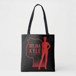Selina Kyle Catwoman Outline Logo Tote Bag