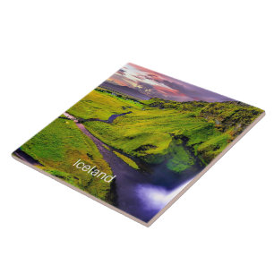 Seljalandfoss, Iceland Tile