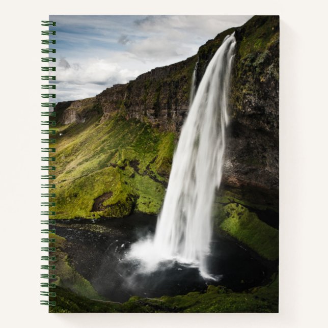 Seljalandsfoss Waterfall | Iceland Notebook (Front)