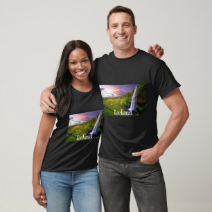 Seljalandsfoss Waterfalls Iceland  T-Shirt
