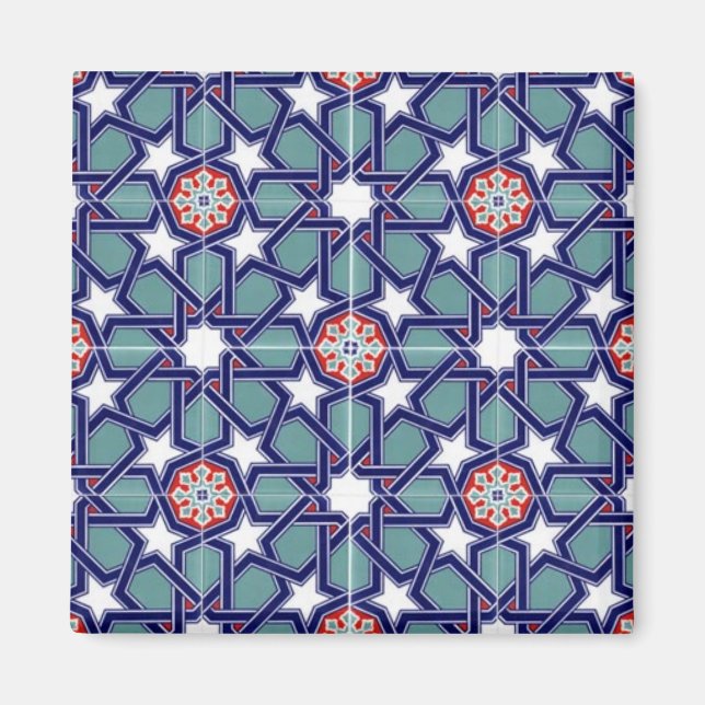Seljuk Empire Tile Pattern Magnet (Front)