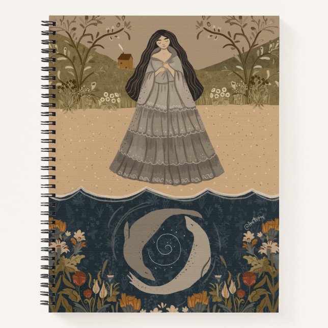 Selkie Tapestry A4 Notebook (Front)