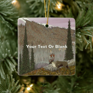 Selkirk Caribou Ceramic Tree Decoration
