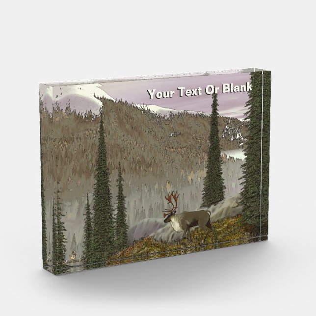 Selkirk Caribou Photo Block (Left)