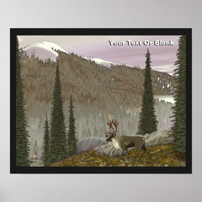 Selkirk Caribou Poster (Front)