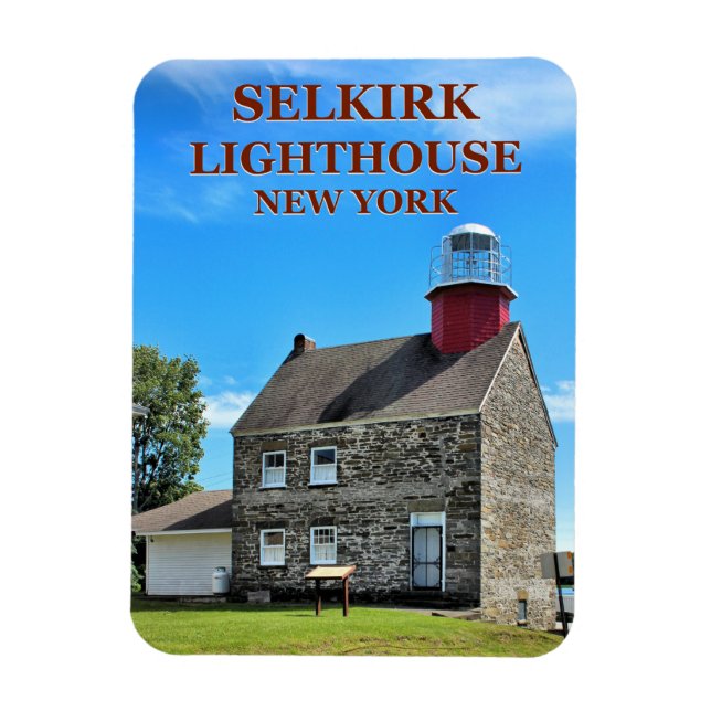 Selkirk Lighthouse, New York Flex Magnet (Vertical)