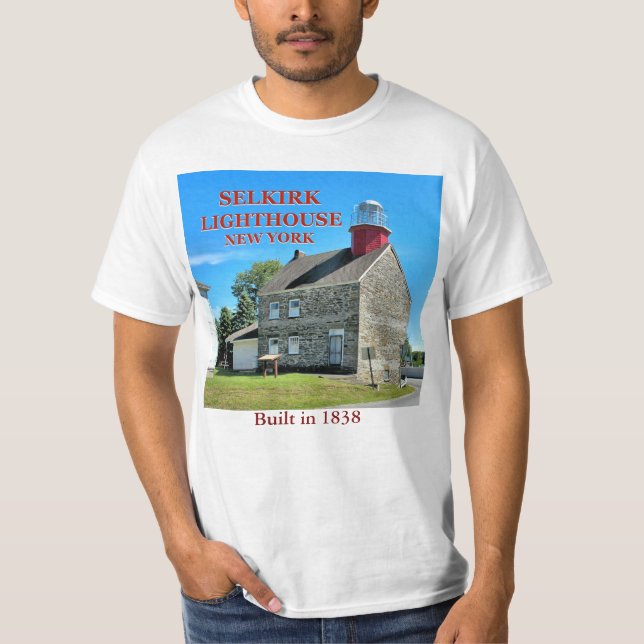 Selkirk Lighthouse, New York T-Shirt (Front)