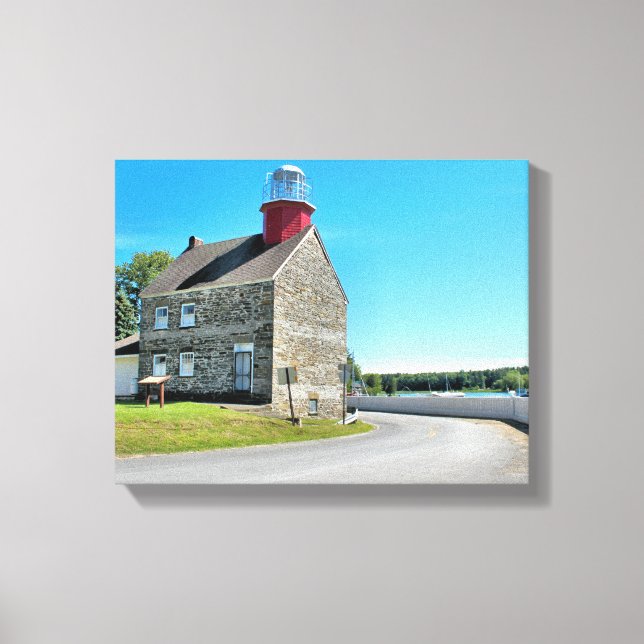 Selkirk Lighthouse, New York Wrapped Canvas (Front)
