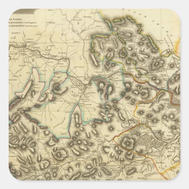 Selkirk Shire Square Sticker (Front)