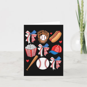 Sell 4th Of July Coquette Bow Women Girls Sell Mum Card