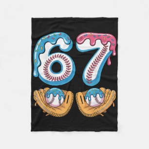 Sell 67 - Ice Cream Drip 67 Meme Funny Player _4  Fleece Blanket