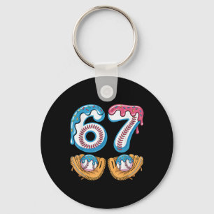 Sell 67 - Ice Cream Drip 67 Meme Funny Player _4  Key Ring