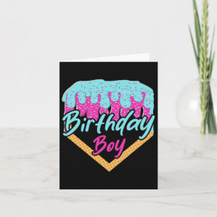Sell 6 Year Old Ice Cream Drip 6th Birthday Boy Nu Card