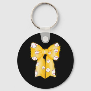 Sell Bow Coquette Funny Sell Lover Yellow Team Key Ring