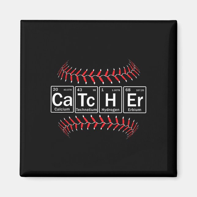 Sell Catcher In Periodic Table Elements Funny Soft Magnet (Front)