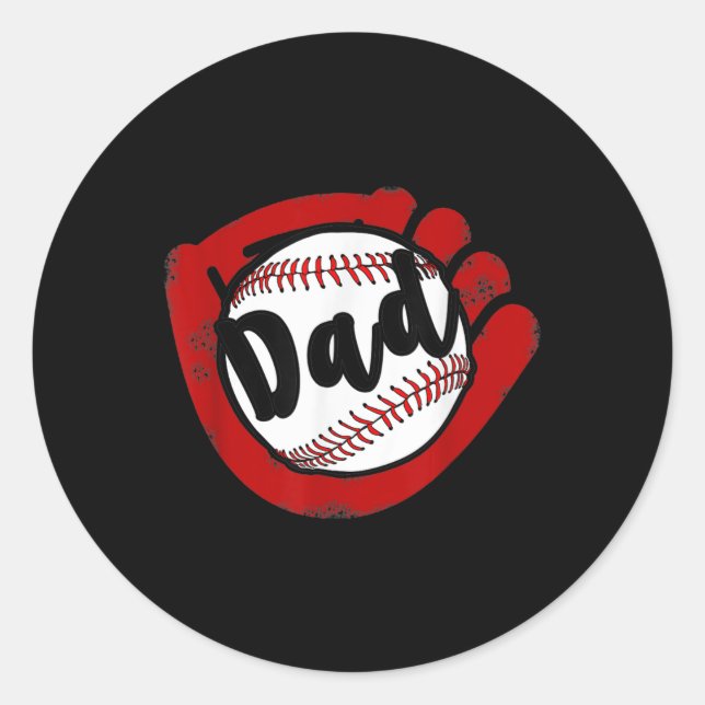 Sell Dad For Sell Softll Mum  Classic Round Sticker (Front)