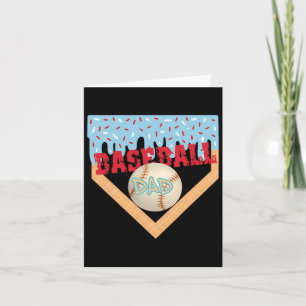 Sell Dad Home Plate Ice Cream Drip Father's Day Da Card