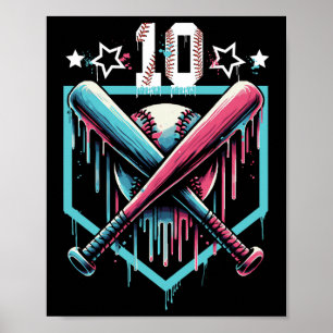Sell Drip 10th Birthday Boys Number 10 Youth 10 Ye Poster