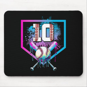 Sell Drip 10th Birthday Home Plate Boy Youth 10 Ye Mouse Pad