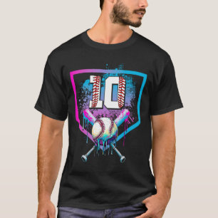 Sell Drip 10th Birthday Home Plate Boy Youth 10 Ye T-Shirt