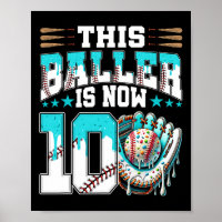 Sell Drip 10th Birthday Party Boy Sport Fan 10 Yea