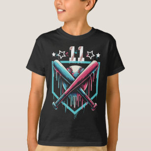 Sell Drip 11th Birthday Boys Number 11 Youth 11 Ye T-Shirt