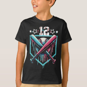 Sell Drip 12th Birthday Boys Number 12 Youth 12 Ye T-Shirt