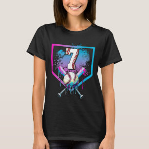 Sell Drip 7th Birthday Home Plate Boys Youth 7 Yea T-Shirt