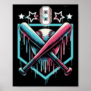 Sell Drip 8th Birthday Boys Number 8 Youth 8 Year Poster