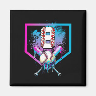 Sell Drip 8th Birthday Home Plate Boys Youth 8 Yea Magnet
