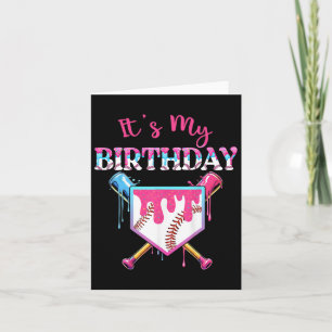 Sell Drip Birthday Girl Funny Birthday Home Plate Card