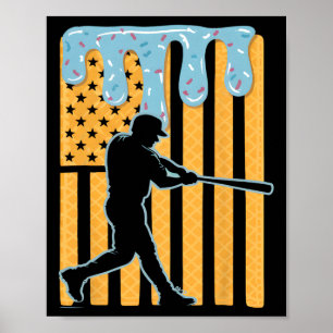 Sell Drip Boys Dripping Ice Cream Sell American Fl Poster