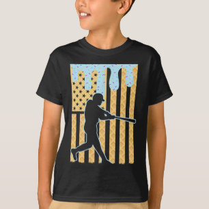 Sell Drip Boys Dripping Ice Cream Sell American Fl T-Shirt