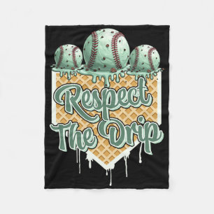 Sell Drip Boys Ice Cream Drip Youth Respect The Dr Fleece Blanket
