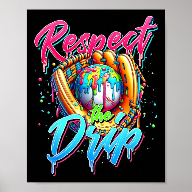 Sell Drip Boys Ice Cream Drip Youth Respect The Dr Poster (Front)