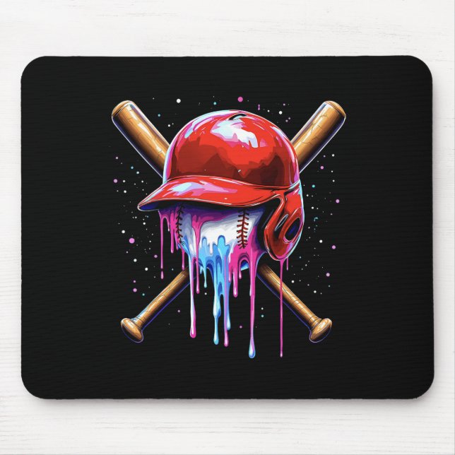 Sell Drip Boys Ice Cream Drip Youth Ts Helmet Drip Mouse Pad (Front)
