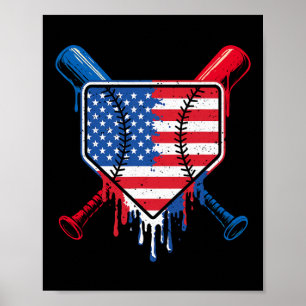 Sell Drip Boys Ice Cream Patriotic American Flag Poster