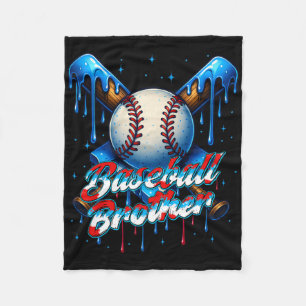 Sell Drip Brother Day Birthday Group Matching Fami Fleece Blanket