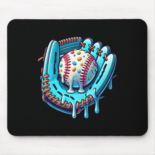 Sell Drip Design Ice Cream Sprinkles Sell Player  Mouse Pad (Front)