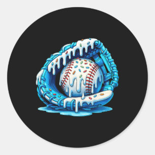 Sell Drip For Boys Ice Cream Drip Youth Boys Sell  Classic Round Sticker