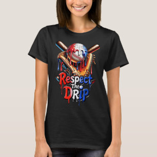 Sell Drip Ice Cream Dripping Respect The Drip 3  T-Shirt