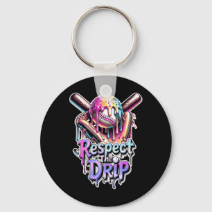 Sell Drip Ice Cream Dripping Respect The Drip 8  Key Ring