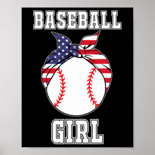 Sell Girl' College Girls Gift Womens Softll Player Poster