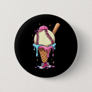 Sell Ice Cream Drip 6 Cm Round Badge