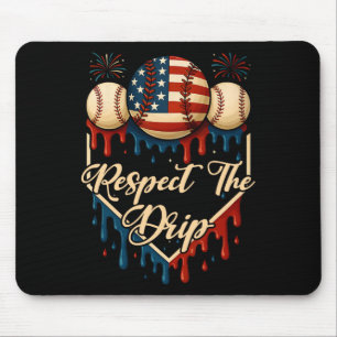 Sell Ice Cream Dripping 4th Of July Respect The Dr Mouse Pad