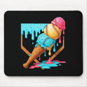 Sell Ice Cream Dripping Funny Sell Men Kids Boys 1 Mouse Pad