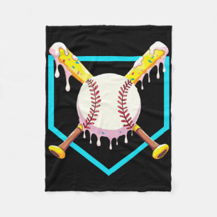 Sell Ice Cream Dripping Sell T Home Plate Drip 1  Fleece Blanket