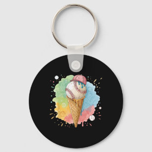 Sell Ice Cream Watercolor Sell 3  Key Ring